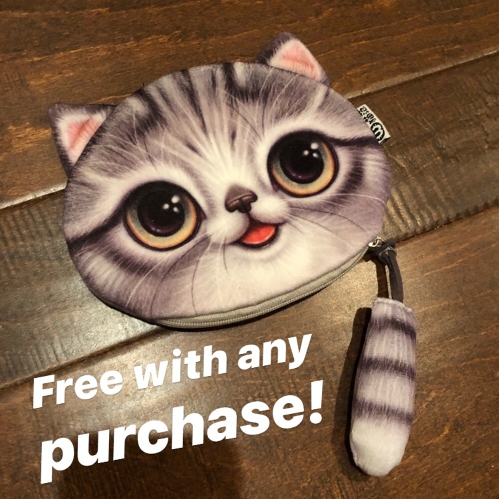 Kawaii Cat Coin Purse (FREE WITH ANY PURCHASE)